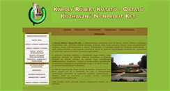 Desktop Screenshot of karolyrobertkft.hu